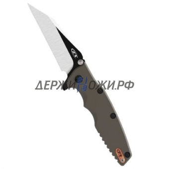 Нож 0392WC KVT Flipper Rick Hinderer Factory Custom Two-Tone Black DLC Zero Tolerance складной K0392WC